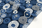 Japanese Fabric Corduroy Lotus - C - 50cm